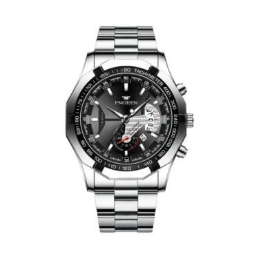 Imagem de Relógio De Quartzo Masculino À Prova d'Água, Estilo Militar, Esportivo