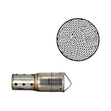 Imagem de Silenciador Removível Universal Para Motocicleta Com Catalisador Front