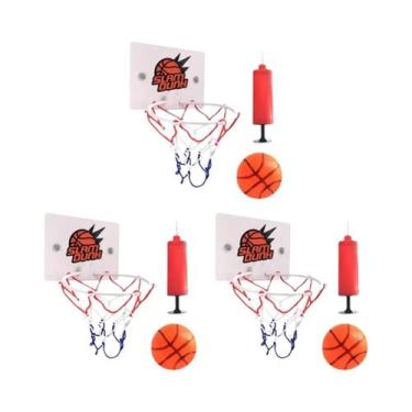 Imagem de Conjunto De Mini Basquete Portátil Para Crianças Com Bola E Bomba Infl