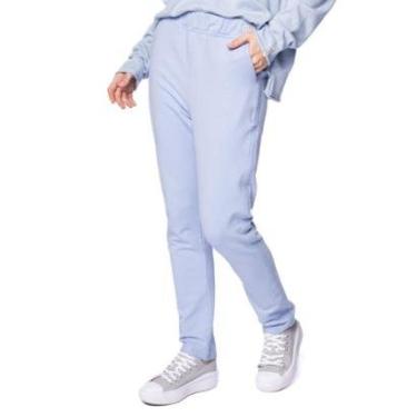 Imagem de Calça Feminina Biamar Moletom Ultrasoft Azul-Feminino