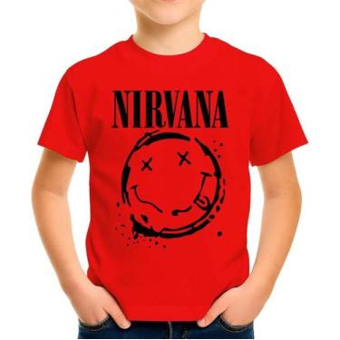 Imagem de Camiseta Camisa Infantil Juvenil Banda de Rock Nirvana MD6 - Casetal, 