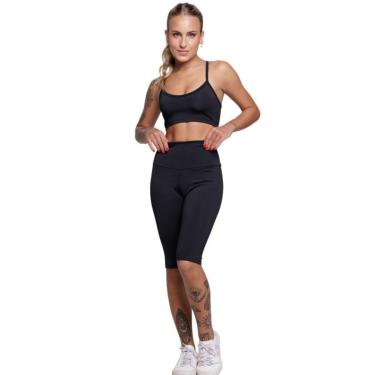 Imagem de Conjunto Fitness Feminino Vekyo – Bermuda Ciclista + Top Alça Fina para Academia e Treino-Feminino