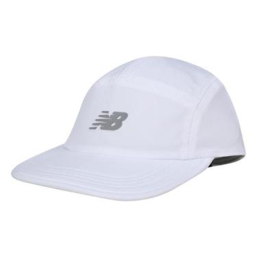 Imagem de Boné New Balance Every Day Trainer 5 Panel, Branco, Único