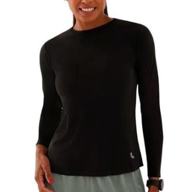 Imagem de Camiseta Lupo Feminina Camisa Repelente Contra Insetos Blusa Manga Longa Proteção Solar Uv 50+-Feminino