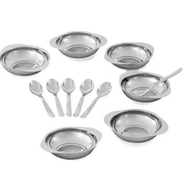 Imagem de Conjunto Sobremesa Inox 12 Peças - Madeferinox