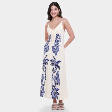 Imagem de Vestido Midi Farm Coqueiro Tropical-Feminino