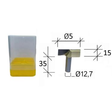 Imagem de Fresa Router CNC de Desbaste 50mm x H Ø12,7mm - hzp Center