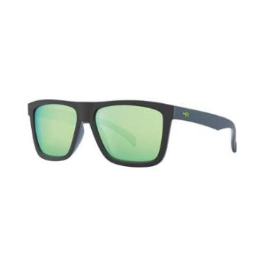 Imagem de Óculos Solar Hb Amped 10105050254028  Fosco Lente Verde Espelhada Polarizada-Masculino