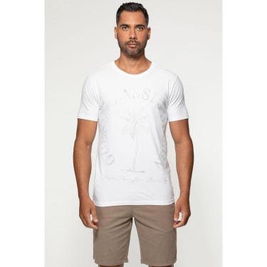 Imagem de Camiseta Guess Silk Palmeira Branco-Masculino