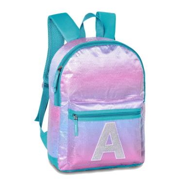 Imagem de Mochila De Costas Clio 2162 Glitter Azul Brilho