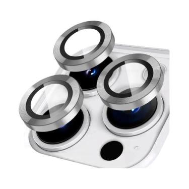 Imagem de Protetor De Lente De Câmera Para iPhone 15 14 13 pro Max Mini, Anel De