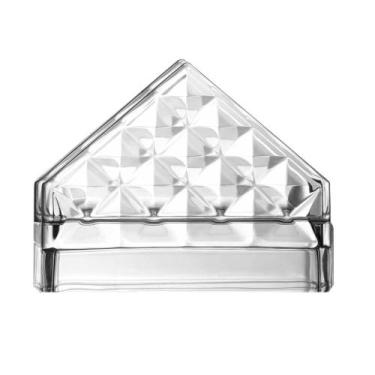 Imagem de Porta Guardanapos Diamond 12,5cm x 4cm x 9,5cm Cristal Lyor