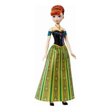 Imagem de Boneca Anna Música Mágica Disney Princesa - Mattel, Preto e Dourado