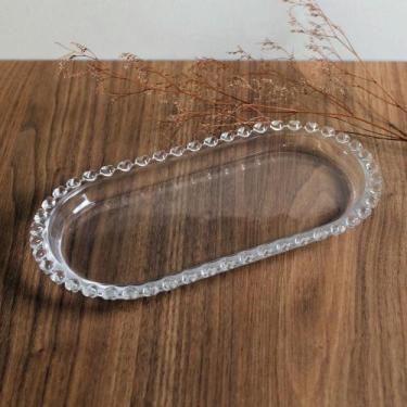 Imagem de Travessa Oval Lyor Coração de Cristal 25cm x 13cm x 2,5cm