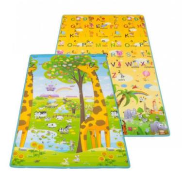 Imagem de Tapete Infantil De Atividades Impermeável Dupla Face Girafa ABC - Ibim