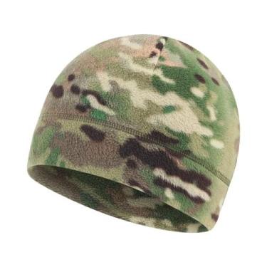 Imagem de Gorro De Inverno Unissex Em Fleece, Térmico E À Prova De Vento, Elásti