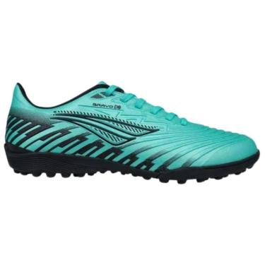 Imagem de Chuteira Society Penalty Bravo Y-3.0 Infantil - Turquesa/Preto-Unissex