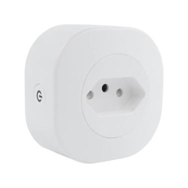 Imagem de Adaptador de Tomada Inteligente 1 Saída 10A - Wi-Fi Geonav HISP10ABV, 