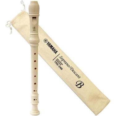 Imagem de Flauta yamaha yrs24bbr soprano barroca