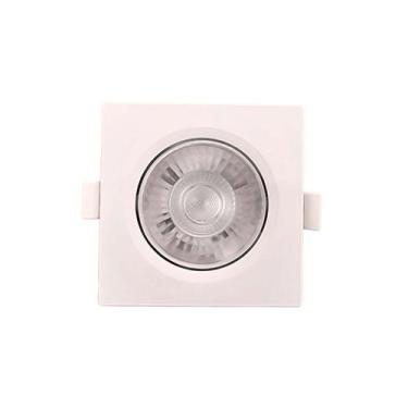 Imagem de Spot led direcionavel embutir quadrado 5w 4000k bivolt - TASCHIBRA