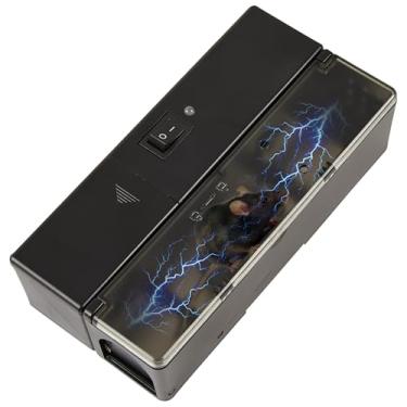 Imagem de Armadilha elétrica para ratos, ratoeira elétrica de grande espaço, armadilhas de toupeira com design inteligente à prova de fuga, alimentada por bateria com luz de alerta