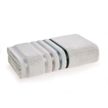 Imagem de Toalha De Rosto Karsten Lumina Fio Penteado 500g/m² Antipilling, Cinza