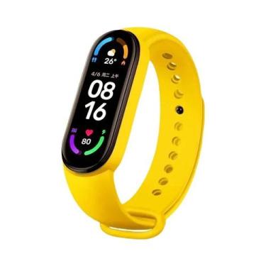 Imagem de Pulseira De Silicone Para Xiaomi Mi Band 4 5 6 7, Pulseira Esportiva M