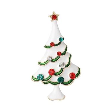 Imagem de Broche De Pérola Com Estrela De Strass Para Mulheres, Acessórios De Jo