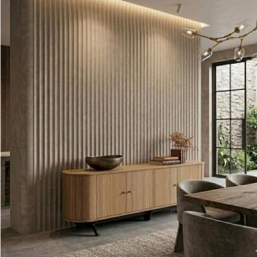 Imagem de Painel Ripado em Placa 100% MDF 89,5x250cm (2,23m²) - Dalla Costa