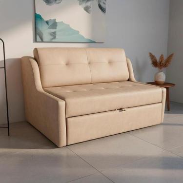 Imagem de Sofá Cama Retrátil 2 Lugares 150, mts Corano Naomi Matrix, SINTETICO B