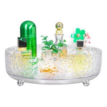 Imagem de Bandeja Decorativa Giratória Porta Maquiagem Perfumes Banheiro Pentead