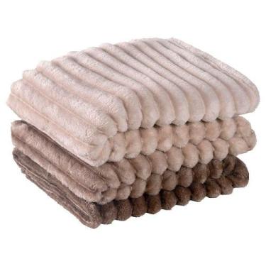 Imagem de Cobertor Queen Flannel Juliet 100% Poliéster - Capuc - LILLY HOME ENXO