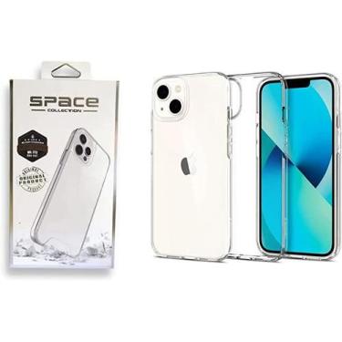 Imagem de Capa Capinha Clear Case Space Rígida Anti Amarelamento Resistente Para