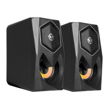Imagem de Caixa De Som TGT Sentry C1 Rainbow 2x3W RMS P2 Preto - TGT-STY-RBW02