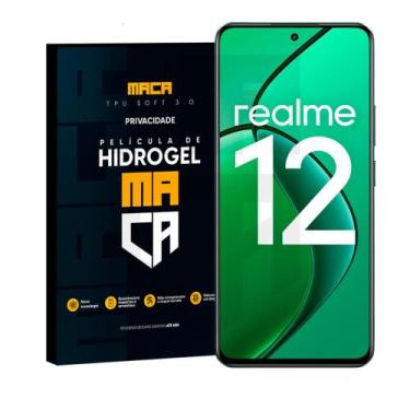 Imagem de Película Hidrogel Frontal Realme 12 4G Privacidade - MACA