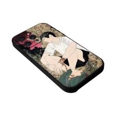 Imagem de Capa De Telefone Preta Para iPhone 16 15 11 13 14 pro Max 7 8 plus X X