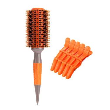 Imagem de Kit Escova Profissional Elite Pro + Clipe Crocodilo Profissional - Pro