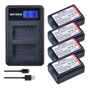 Imagem de Carregador + 4 Battery Np-fw50 Nex3 Nex-5 A37k - Dangos, 7.4V