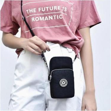 Imagem de Bolsa Feminina Transversal Pequena Carteira Porta Celular Smartphone  