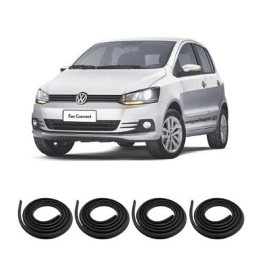 Imagem de Kit Borracha Vedação Das 4 Portas Fox 2003 A 2021 - sem marca