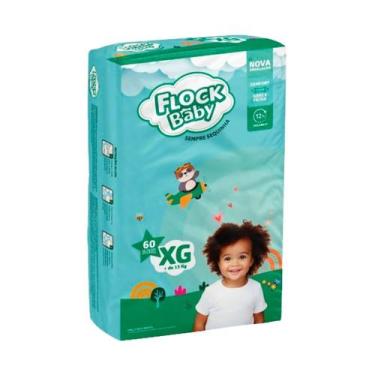 Imagem de Fralda Descartável Sempre Sequinha Hiper Flock Baby XG 60 Unidades