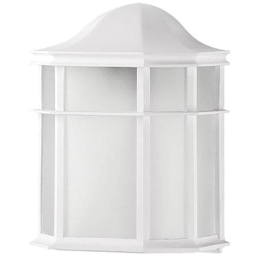 Imagem de Kit 12 Luminárias Arandelas Parede Externa Jardim Muro 25cm Lente Fosca De Ville Dital...
