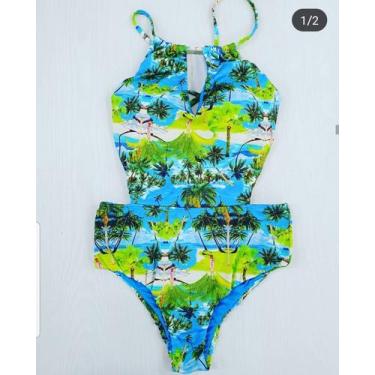 Imagem de Maiô engana mamãe com bojo lateral larga - Charmmodell, Estampado, M
