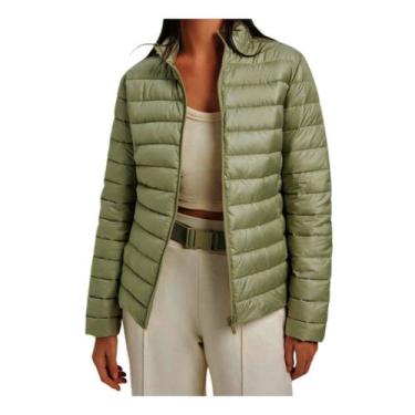Imagem de Jaqueta Feminina Hering ML Comfort Puffer Verde - K0M02FSI, P, Verde
