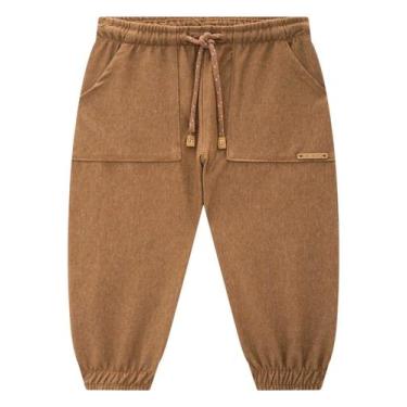 Imagem de Calça Infantil Menino Bege com Bolsos LucBoo, Bege, 3