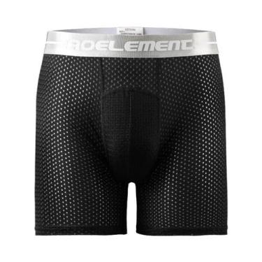 Imagem de Shorts Boxer Profissionais Masculinos Esportivos Antidesgaste De Perna