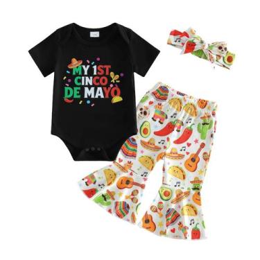 Imagem de Roupa: macacão infantil Saliuentm Cinco de Mayo com calças