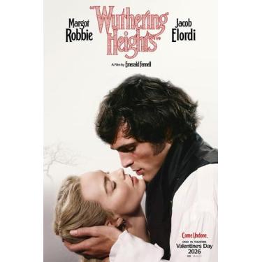 Imagem de Pôster do filme Wuthering Heights 2025 16x24cm para decoração de quart