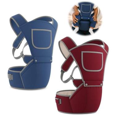 Imagem de Canguru Carregador Bebe Criança Bolso Alça Ergonomico Ajustavel Com Ap