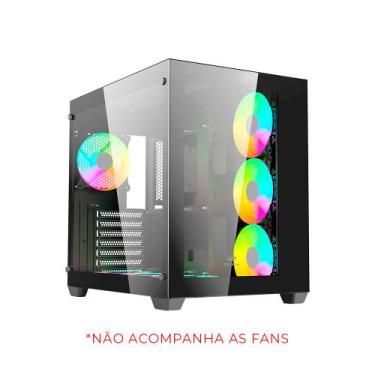 Imagem de Gabinete Aquarius MT-G910BK Sem Fonte C3Tech Gaming - C3 Tech